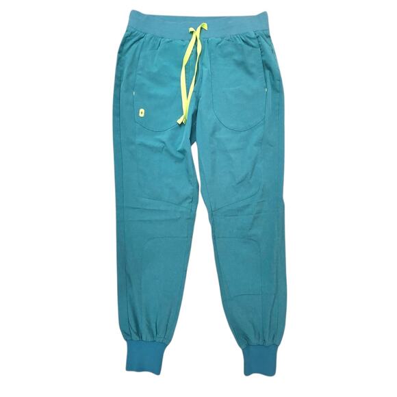FIGS Callao Utility Jogger Scrub Pants Teal E.A.C. W20SW2009 Small Womens Nurse - Picture 1 of 5